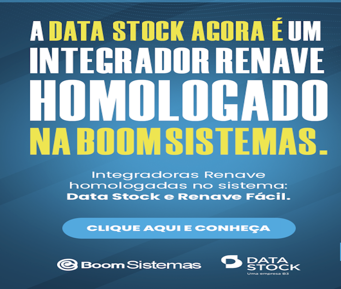 Boom Sistemas agora integra com Datastock para emissão de Renave!