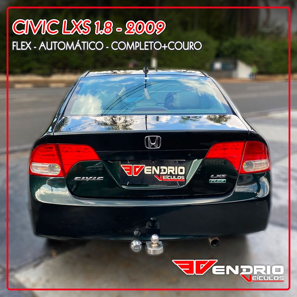 Civic Sedan LXS 1.8/1.8 Flex 16V Aut. 4p — foto 5