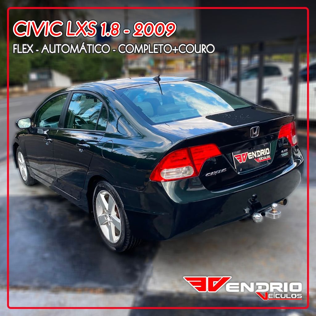 Civic Sedan LXS 1.8/1.8 Flex 16V Aut. 4p — foto 4