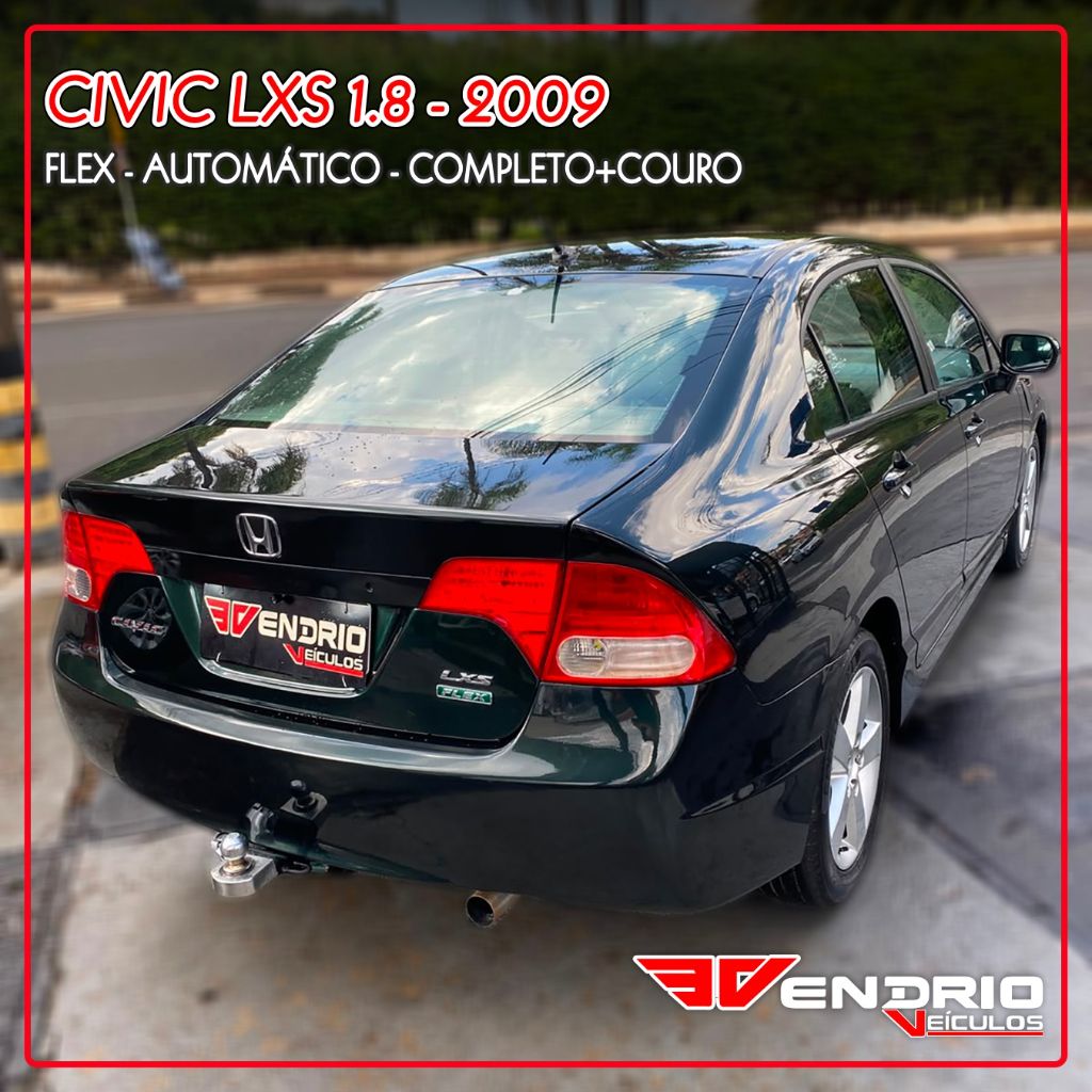 Civic Sedan LXS 1.8/1.8 Flex 16V Aut. 4p — foto 6