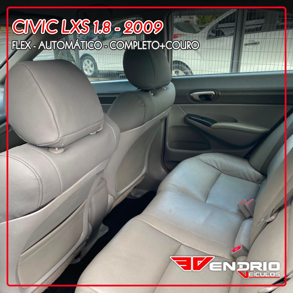 Civic Sedan LXS 1.8/1.8 Flex 16V Aut. 4p — foto 8