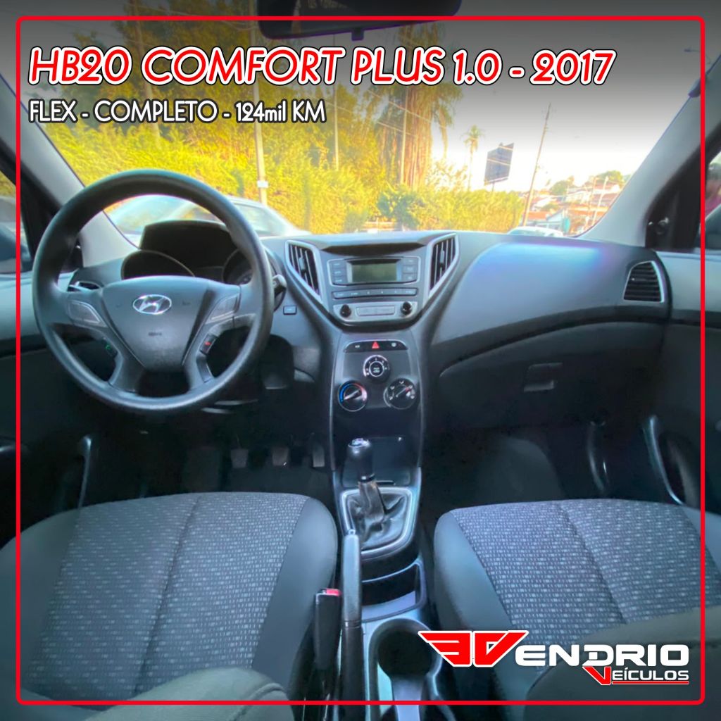HB20 Comfort Plus 1.0 TB Flex 12V Mec. — foto 7