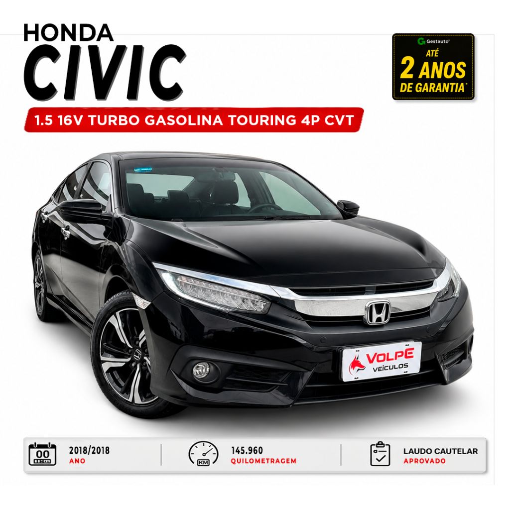 Civic Sedan TOURING 1.5 Turbo 16V Aut.4p — foto 1