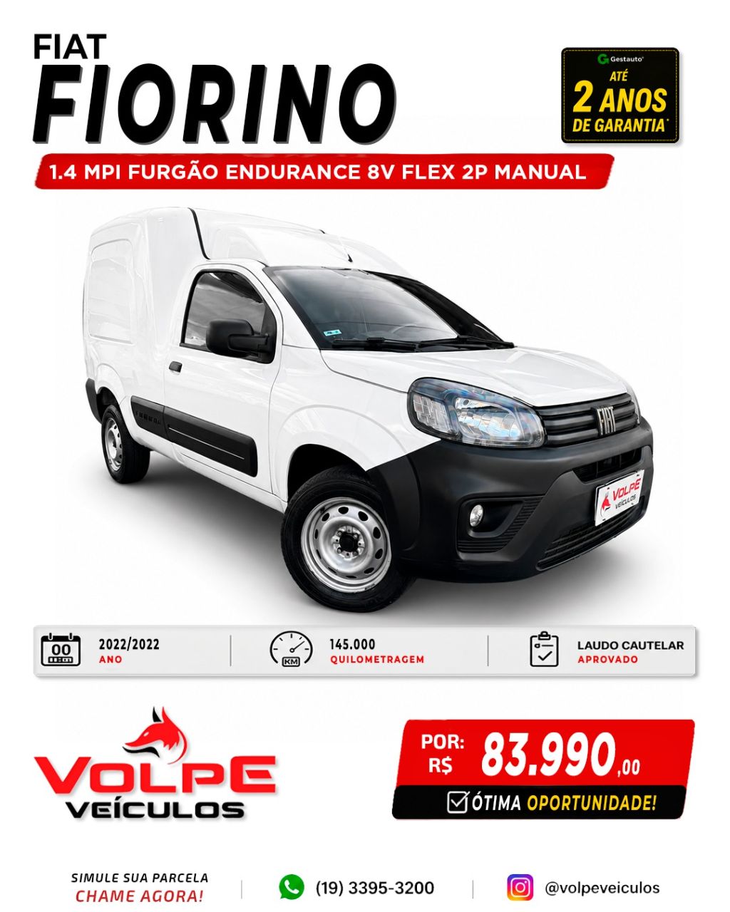 Fiorino Endurance EVO 1.4 Flex 8V 2p — foto 1