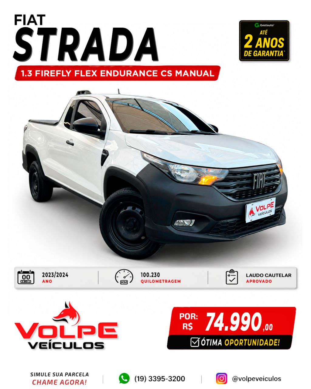 Strada Endurance 1.3 Flex 8V CS Plus — foto 1