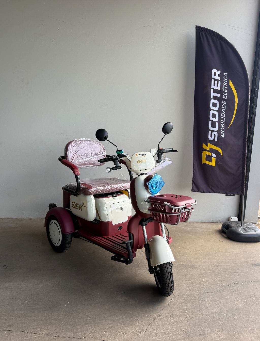 TRICICLO MM3 é uma scooter elétrica autopropelida de 1.000W  — foto 1