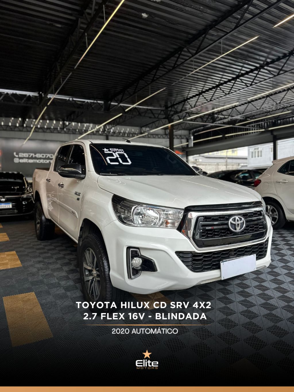 Hilux CD SRV 4x2 2.7 Flex 16V Aut. — foto 1