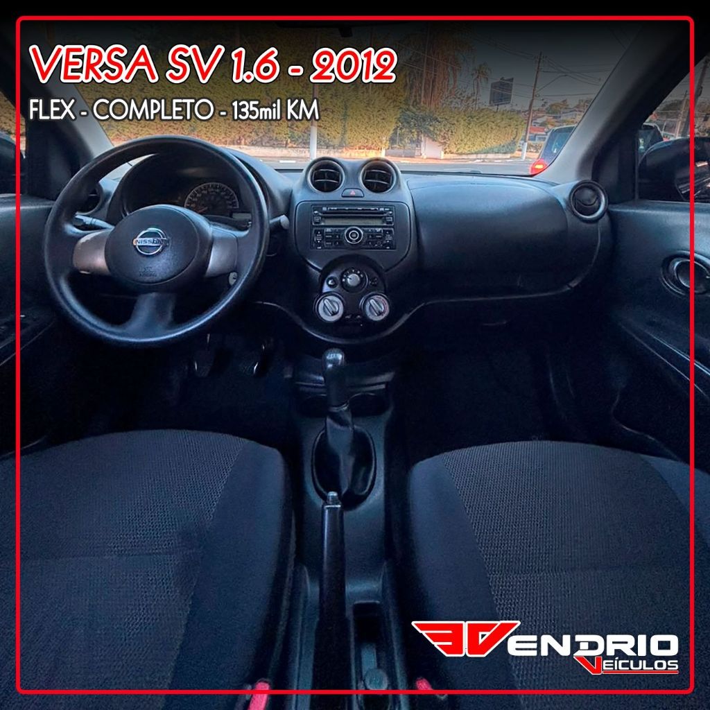 VERSA S 1.6 16V Flex Fuel 4p Mec. — foto 7