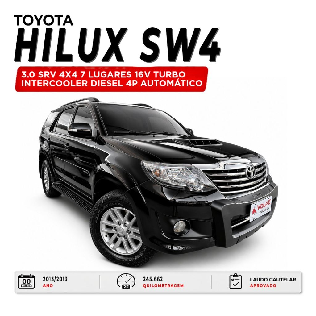 Hilux SW4 SRV D4-D 4x4 3.0 TDI Dies. Aut — foto 1