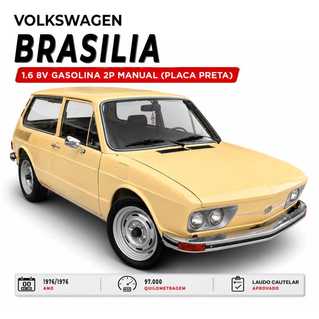 BRASILIA 1.6 8V GASOLINA 2P MANUAL  — foto 1