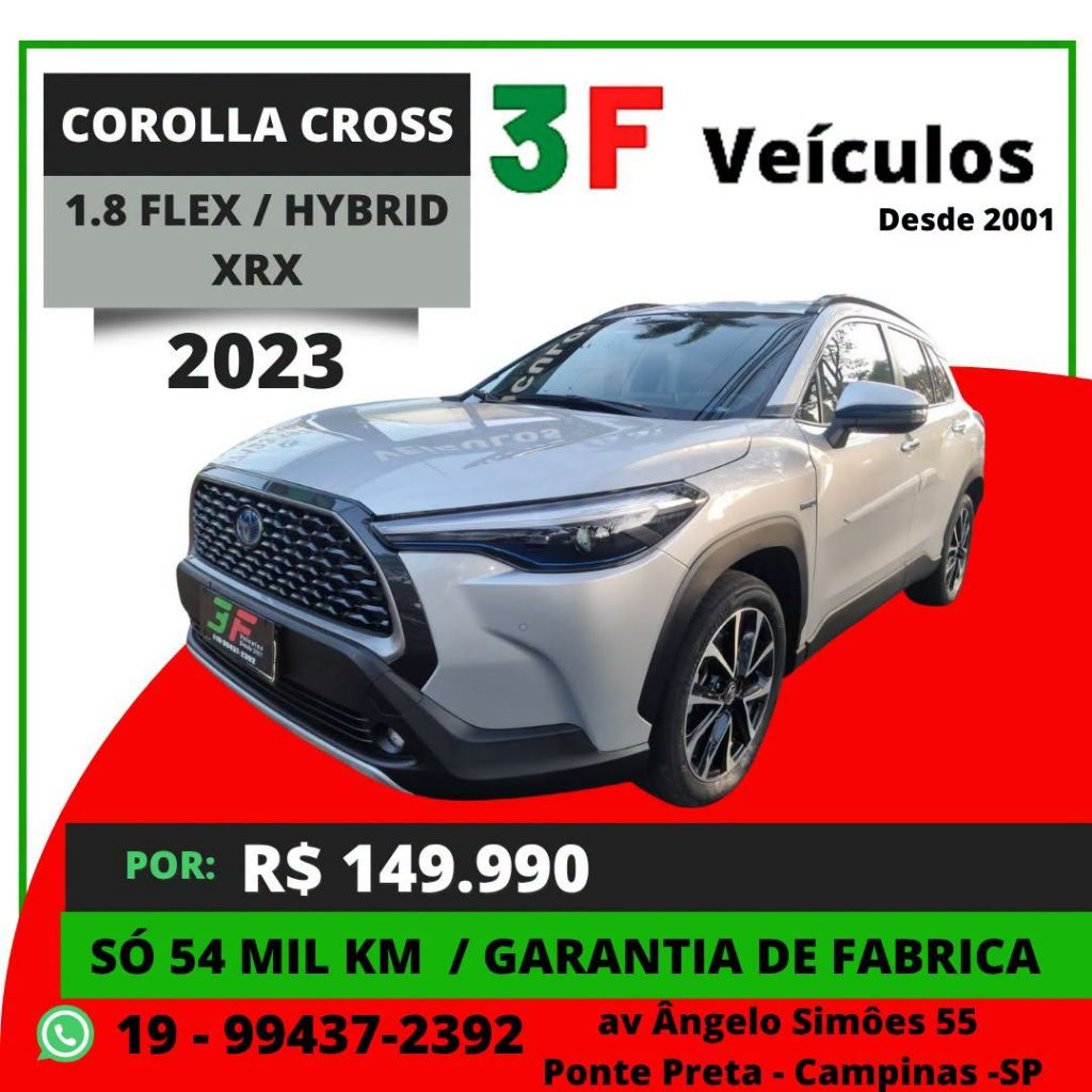 Corolla Cross XRX 1.8 16V Aut. (Híbrido) — foto 1