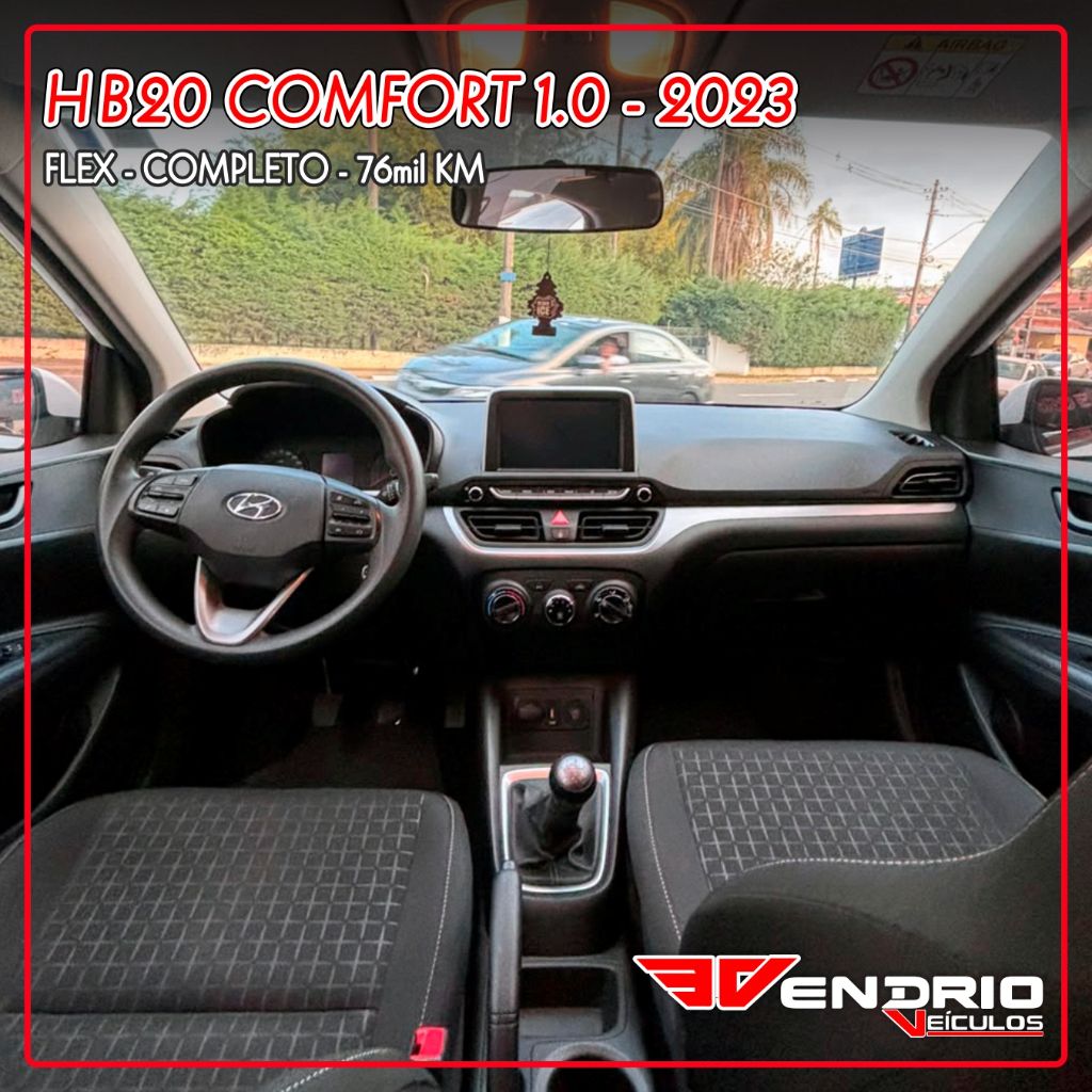 HB20 Comfort 1.0 Flex 12V Mec. — foto 7