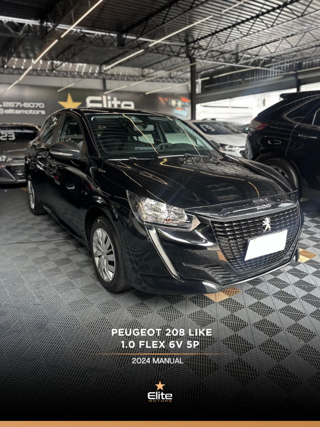 208 Like 1.0 Flex 6V 5p Mec. — foto 1