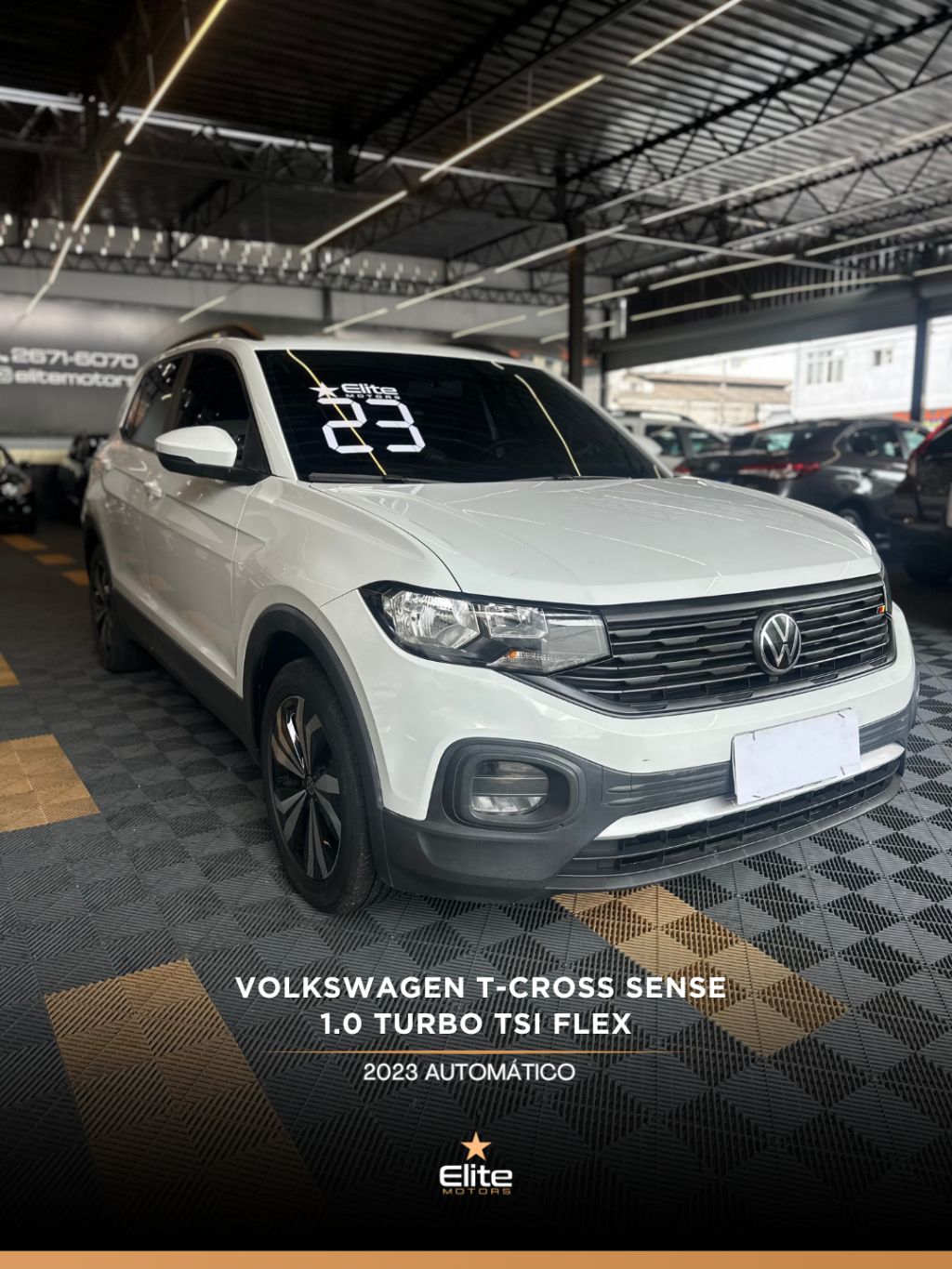 T-Cross Sense 200 TSI 1.0 Flex 5p Aut. — foto 1