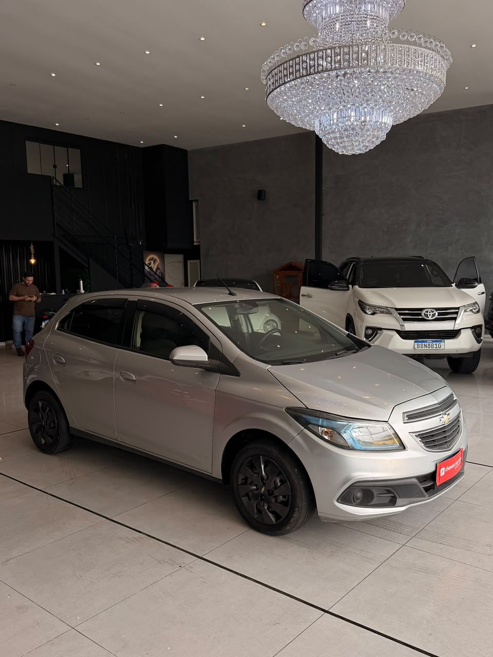 CHEVROLET ONIX HATCH LT 1.0 8V 2013 - FINANCIA 100% — foto 3