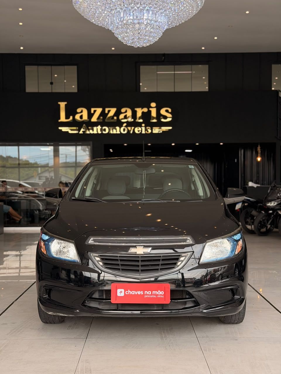 CHEVROLET ONIX HATCH LT 1.0 8V FLEXPOWER 2015 - FINANCIA 100% — foto 2