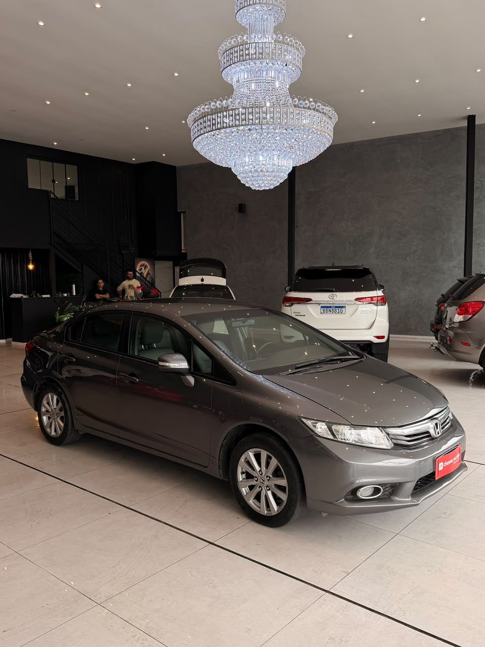 HONDA CIVIC LXL 1.8 FLEX 2013 - FINANCIA 100% — foto 3