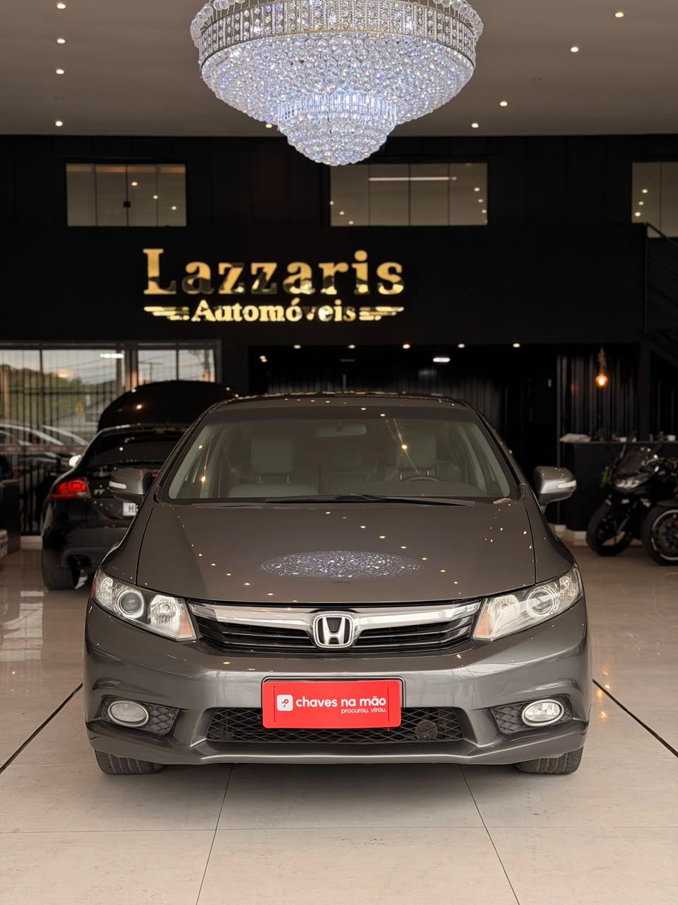 HONDA CIVIC LXL 1.8 FLEX 2013 - FINANCIA 100% — foto 2