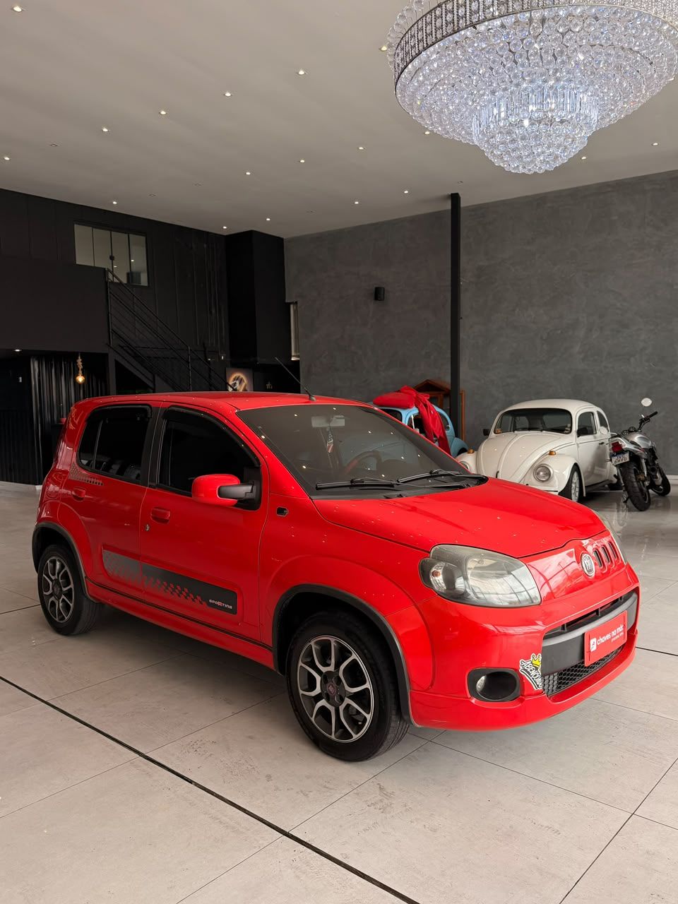 FIAT UNO SPORTING 1.4 FLEX 2013 - FINANCIA 100% — foto 3