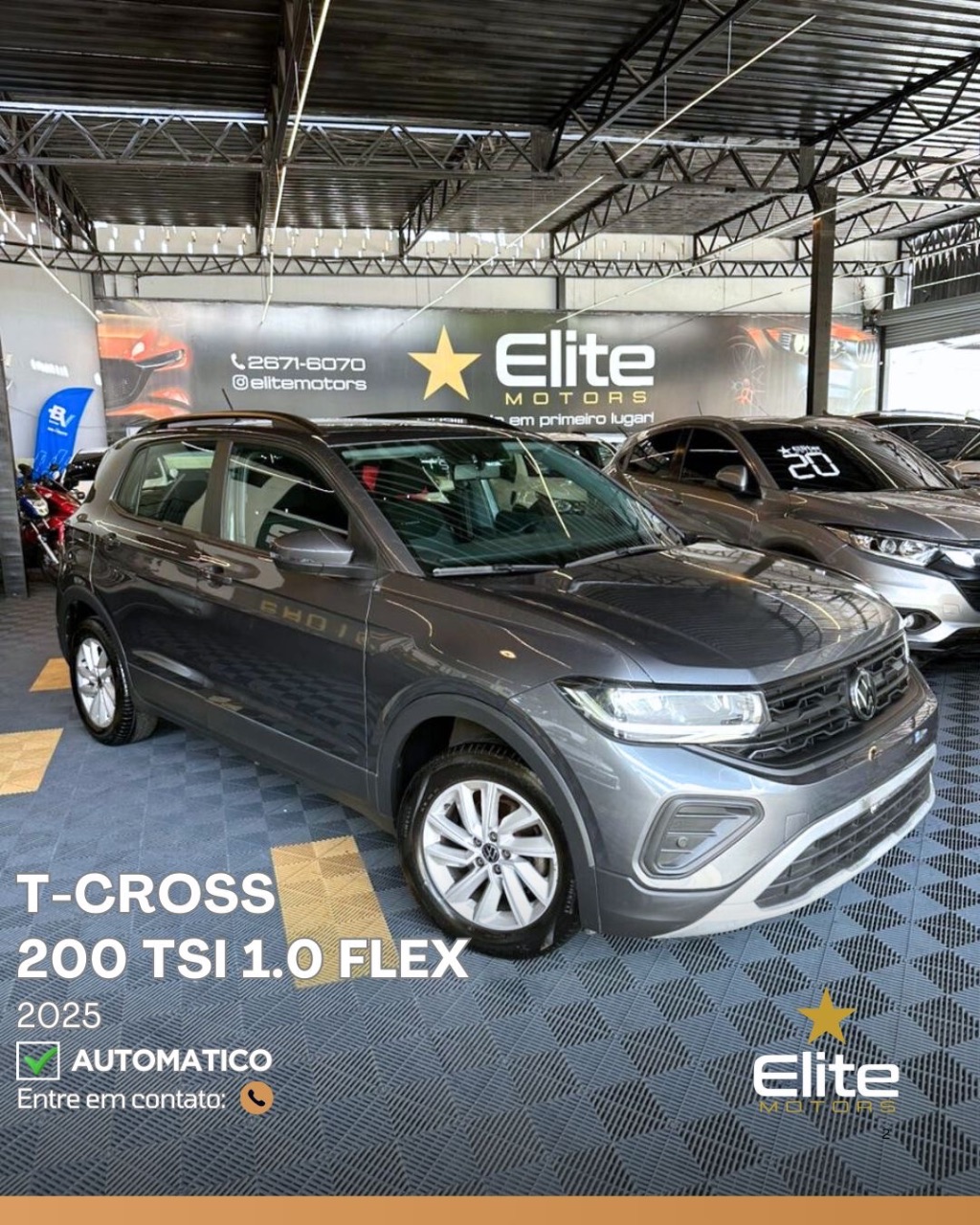 T-Cross 200 TSI 1.0  Flex 12V 5p Aut. — foto 1