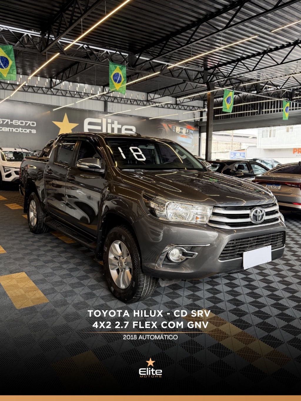 Hilux CD SRV 4x2 2.7 Flex 16V Aut. — foto 3