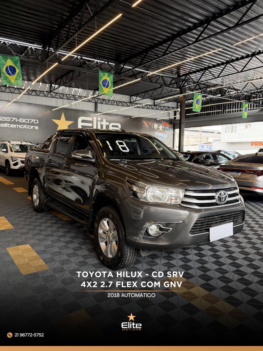 Hilux CD SRV 4x2 2.7 Flex 16V Aut. — foto 2