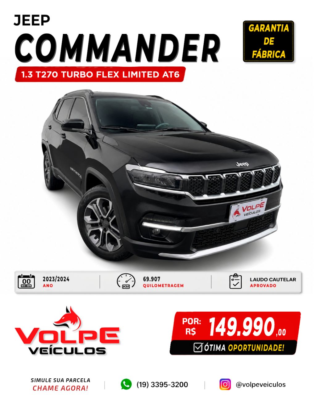 Commander Limited T270 1.3 TB Flex Aut. — foto 1
